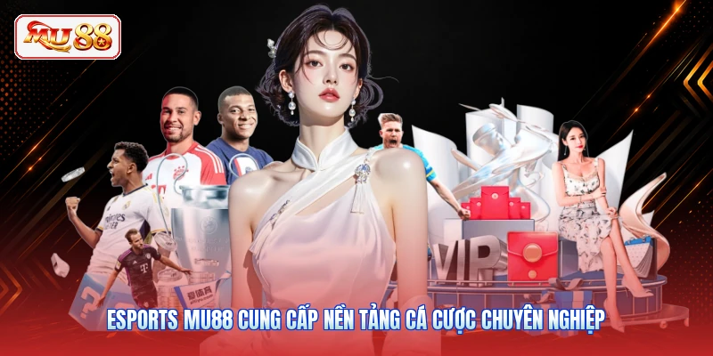 Esports MU88 cung cấp nền tảng cá cược chuyên nghiệp